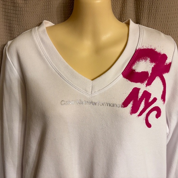 Calvin Klein Performance Crop Sweat Top Women's S - Picture 3 of 16